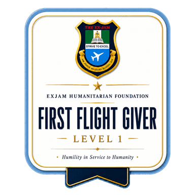 First Flight Giver badge