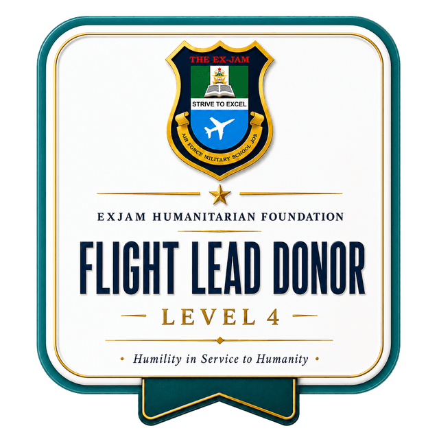 Flight Lead Donor badge